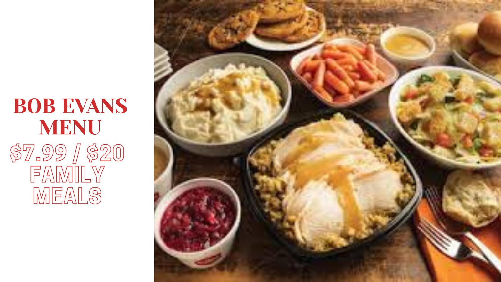 $7.99 / $20 Family Meals